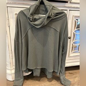 We the Free People Cowlneck Comfy Sweatshirt Medium